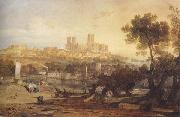 Joseph Mallord William Turner Lincoin from the Brayford (mk47) oil painting on canvas
